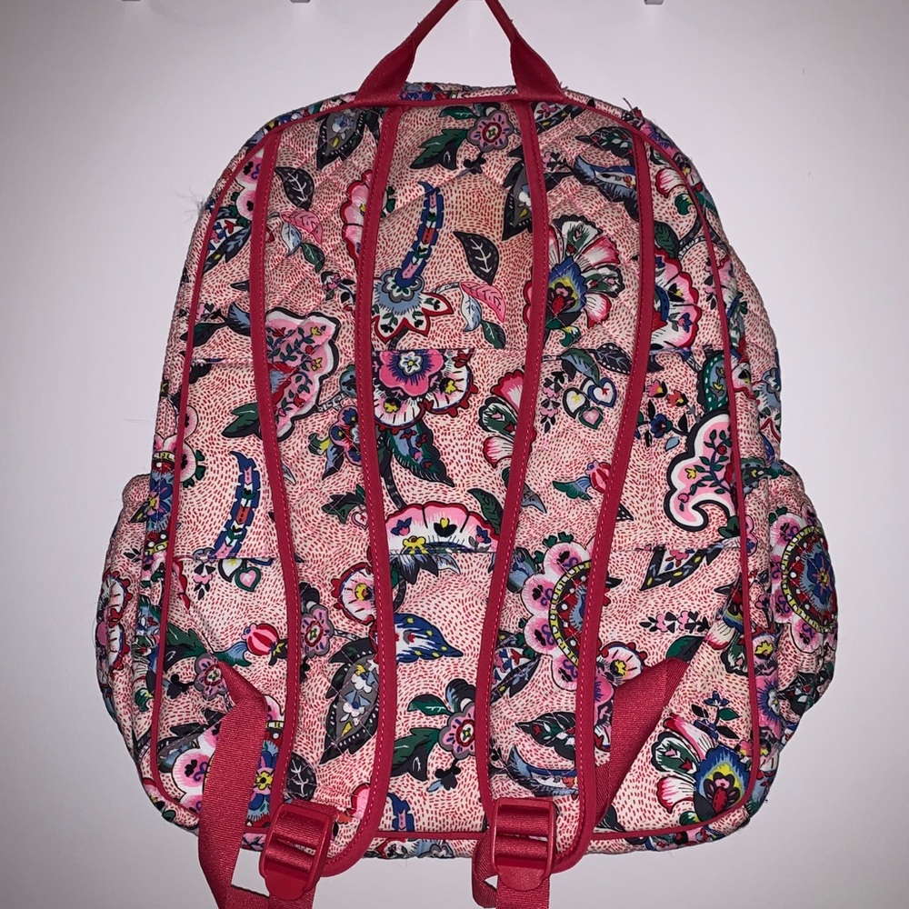 Vera Bradley Campus Backpack Pink Paisley - Picture 2 of 3